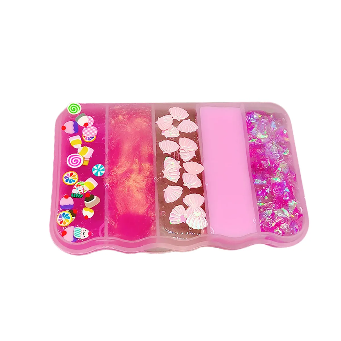 Mixing DIY Cloud Candy Sequin Slime Soft Non-Sticky Crystal Mud Toy Kid Gift clay toys for children игрушки для детей#A20 |