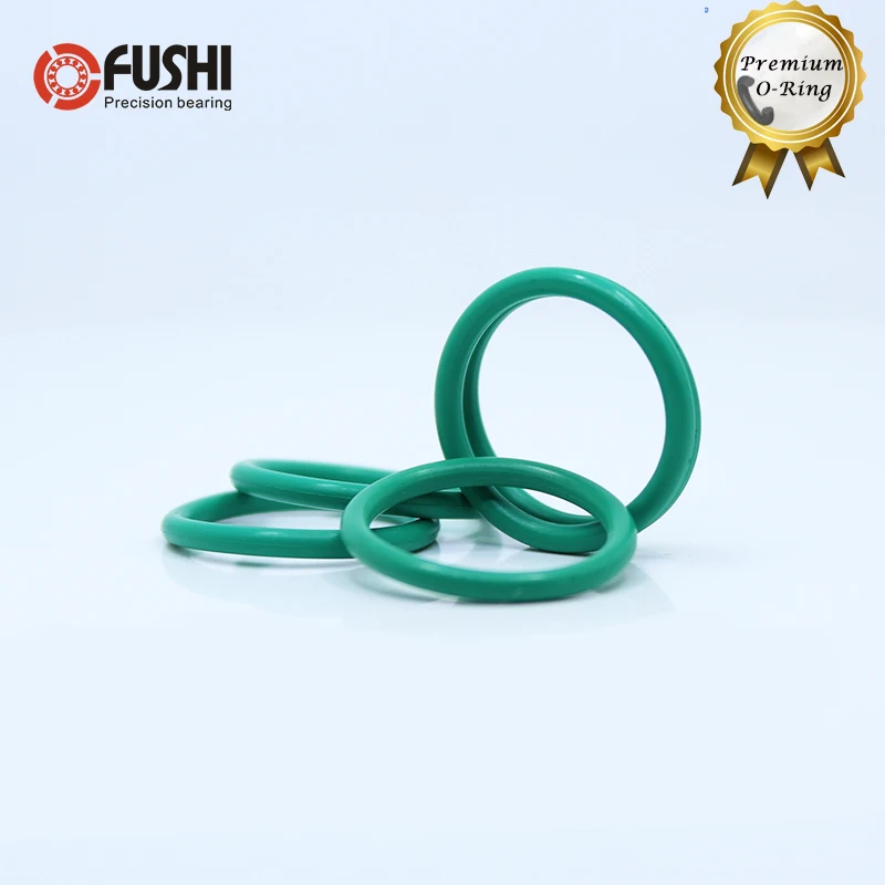 

CS3mm FKM Rubber O RING OD 50/51/52/53/54/55/56/57/58/59/60/61/62*3 mm 50PCS O-Ring Fluorine Gasket Oil seal Green ORing