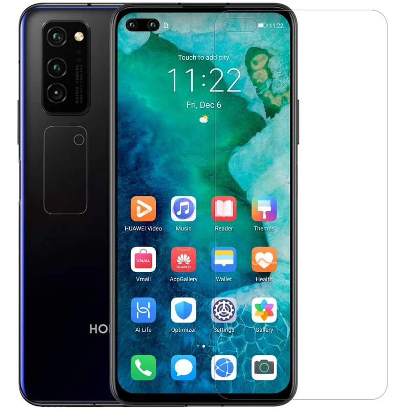 Матовая защитная пленка для Huawei Honor V30 Pro Nillkin прозрачная устойчивая к царапинам