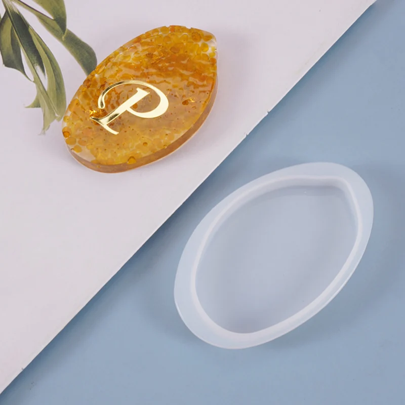 

5Pcs Pendant Lemon Pendant Handmade Jewelry Pendant Mirror Silicone Diy Crystal Glue Mold