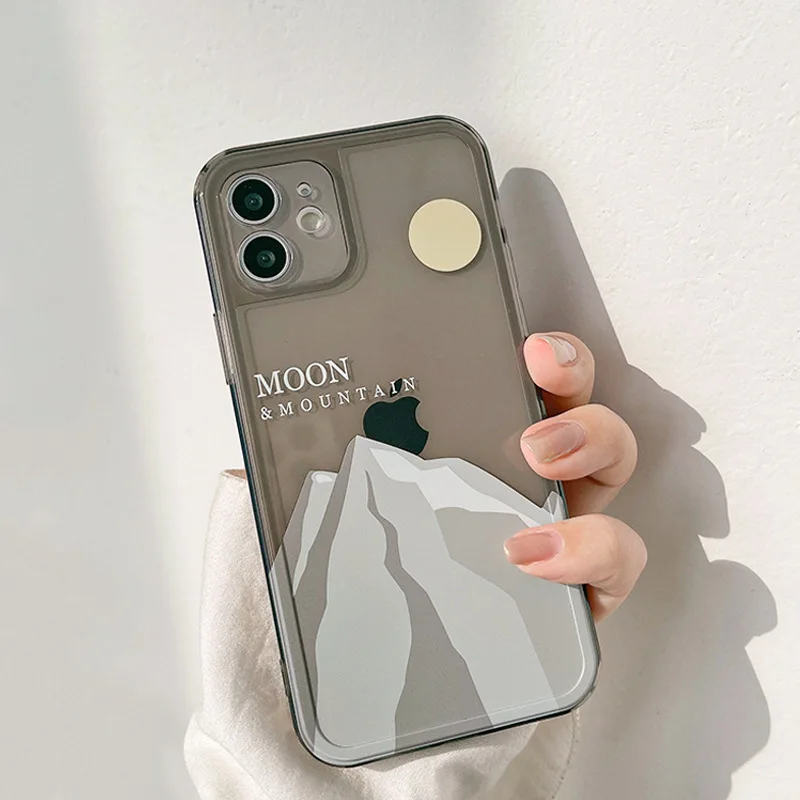 

FashionPersonalized retro ins iceberg pattern all inclusive silicone case for Apple 13 Pro Max Mini 12 11 XS 7 8 plus series