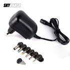 3-12 в 30 Вт регулируемый выход постоянного тока источник питания с 6 моделями штепсельная вилка EU US UK штепсельная Вилка 100-240 В AC вход 120 см кабель зарядное устройство адаптер