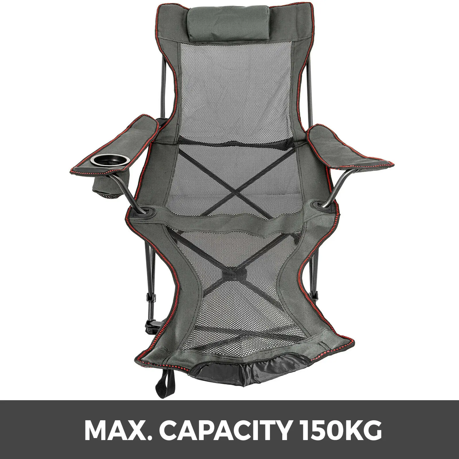 Comprar VEVOR Reclinable Silla Plegable Con Reposapiés Portátil Silla Para La Siesta Al Aire Libre Playa Sol Camping Pesca Silla De Salón