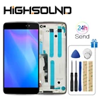 Для Alcatel One Touch Idol 4 LTE 6055 6055P 6055Y 6055B 6055K 6055H OT6055 ЖК-дисплей + кодирующий преобразователь сенсорного экрана в сборе + рамка