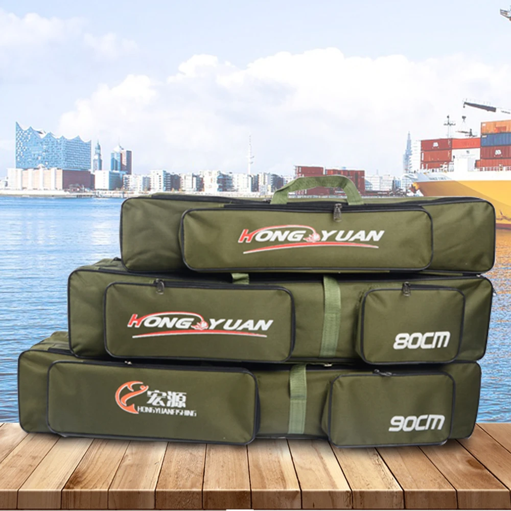 2/3 слоя холста сумка для удочки водонепроницаемая рыболовных снастей