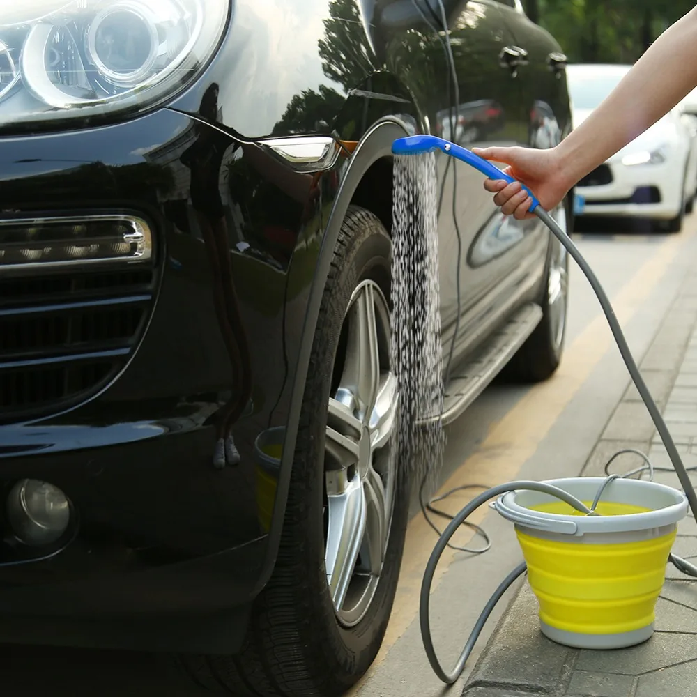 Новая Автомобильная шайба 12 в кемпинг Душ DC автомобильный душ Омыватель