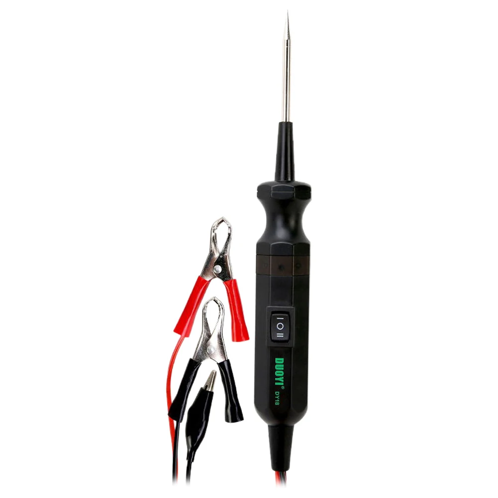 

Car Electric Circuit Tester 6-24V DC Short Open Circuit Finder Voltage Power Long Probe Pen Light Bulb Automobile Maint Tools