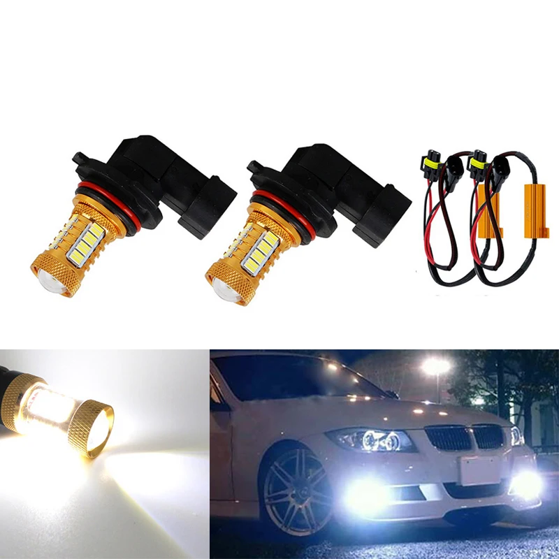 

2x Canbus No Error H8 H11 Led HB4 9006 Fog Lights Bulb 4014SMD 1200LM 6000K Car Driving Running Lamp Auto Led Light 12V