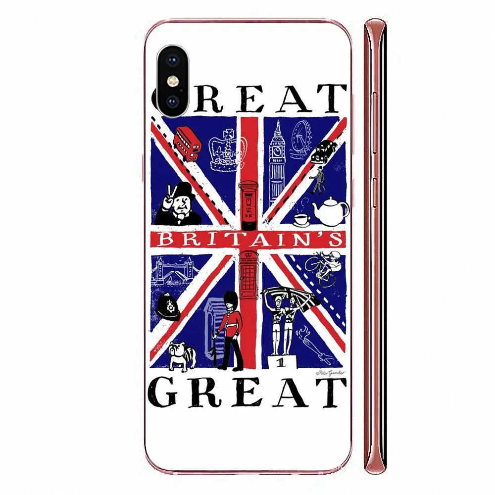 TPU Cell Phone Case For Xiaomi Redmi mi10 lite Pro Note 9 PRO Max 9s Mi9 K30 K20 5G Great Britain Gb British Flag England | Мобильные