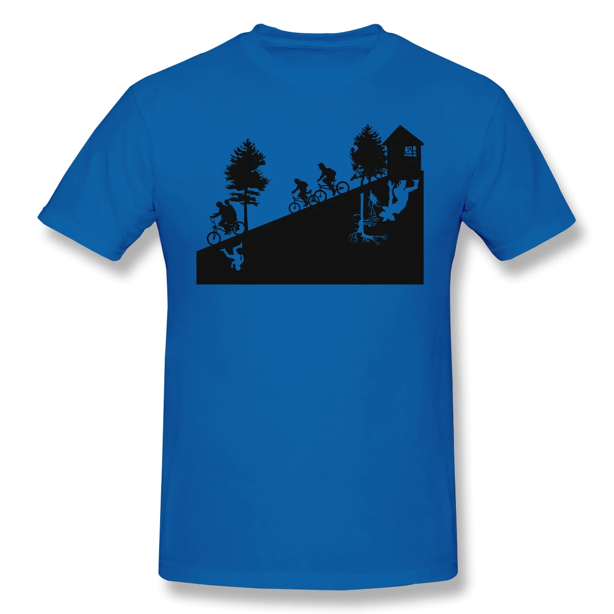 

2020 for Men The Upside Down 100% Cotton Stranger Things 6XL Funny Plus Size Clothes T-shirt