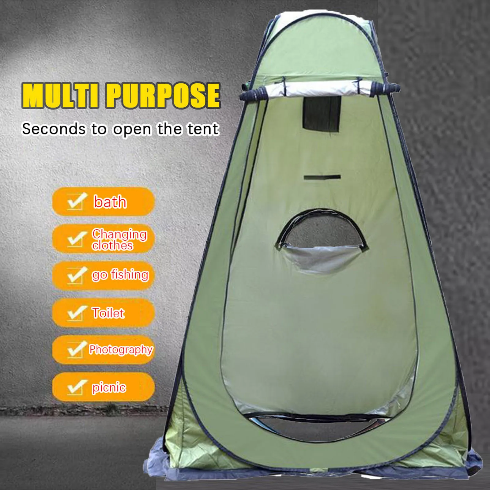 

Fully Automatic Outdoor Dressing Tent Quick-open Shower Swimming Changing Outdoor Ultralight Camping Tent