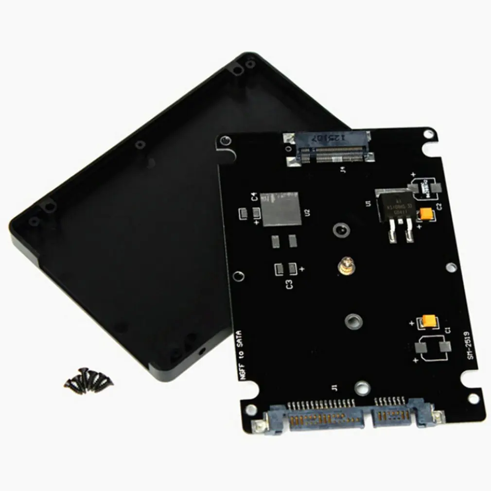 

M.2 NGFF SATA SSD To 2.5 Inch SATA Adapter Card (B Adapter +M M2 ) NGFF Notebook For Computer Desktop Socket X5P2 Dropshipping