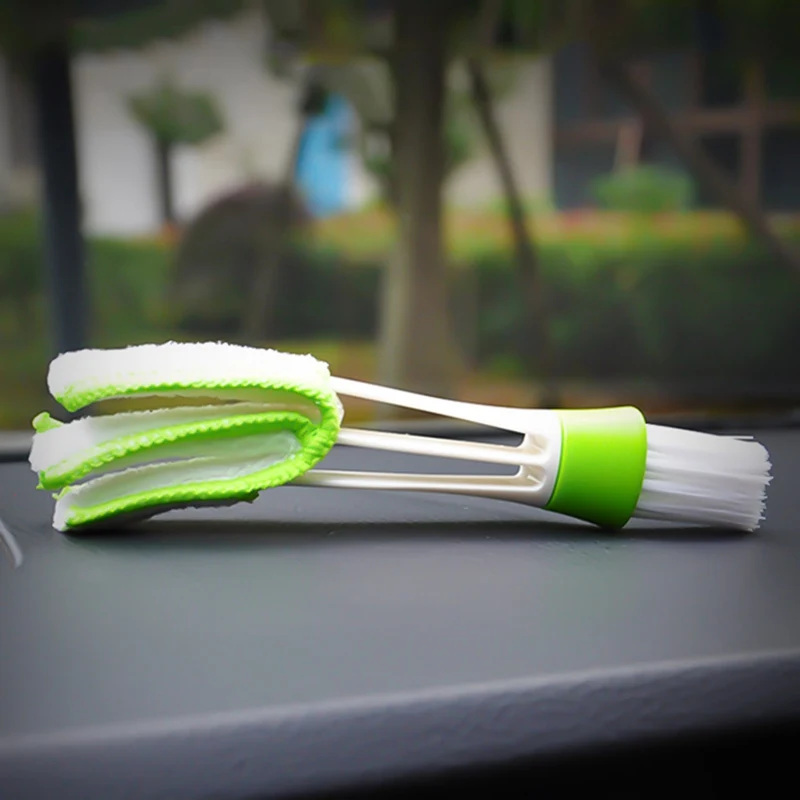 Double Slider Car Air-conditioner Outlet Window Cleaning Multi-purpose Brush Vent Computer Auto Keyboard | Автомобили и мотоциклы