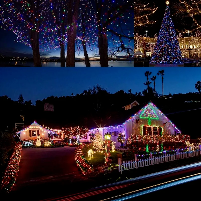 

LED Outdoor Solar Lamp String Lights 100/200 LEDs Fairy Holiday Wedding Party Garland Solar Garden Waterproof for Home Led Decor