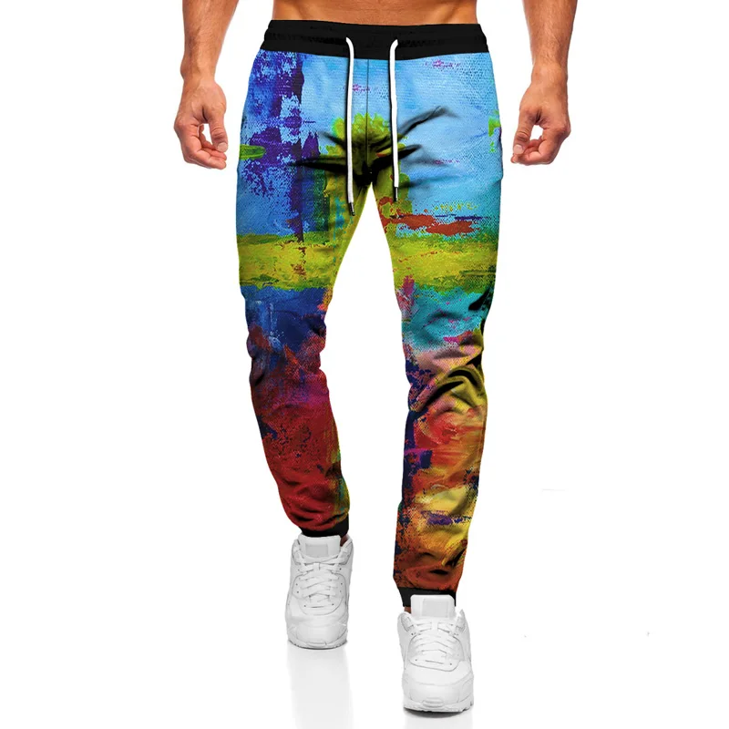

Cool 3D Printed Paint Painting Cross Unisex Joggers Hip Hop Jogging Pants Men Women Sweatpants Casual Trousers Drawstring