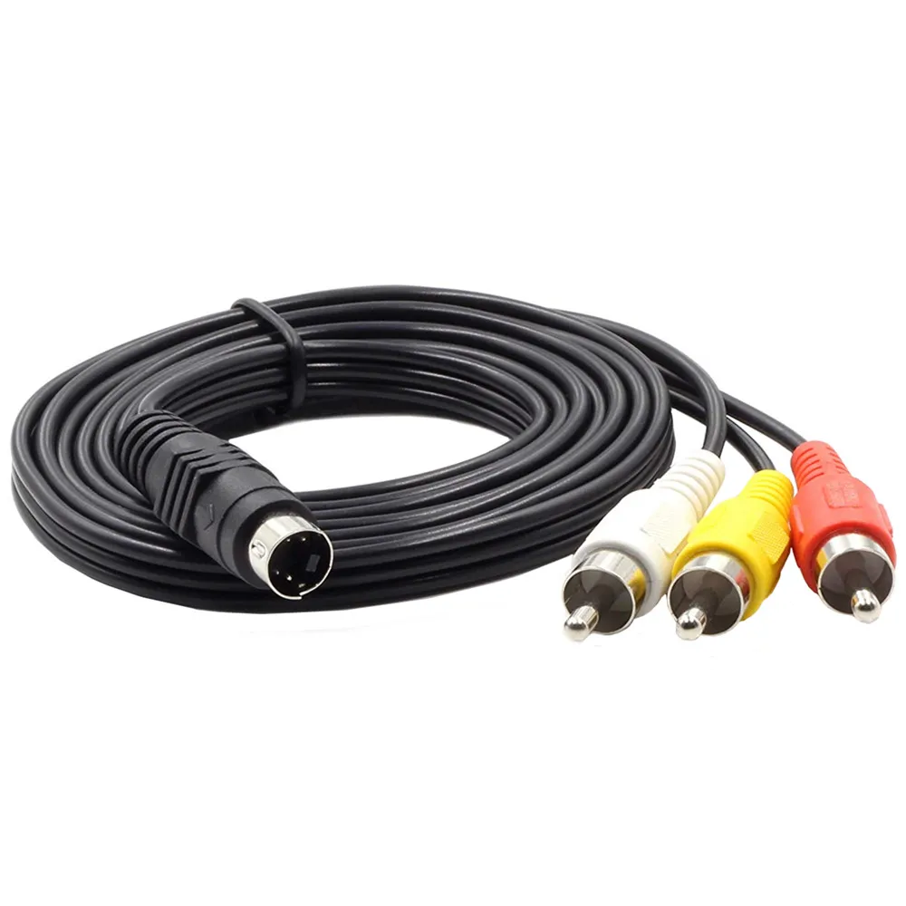 Прежде чем S-Video 4-контактный разъем для 3-RCA мужской цветная (RGB) композитный видео