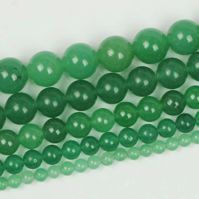 

Натуральный камень зеленый авантюрин Круглый камень свободные бусины 15 дюймов прядь 4 6 8 10 12 14 мм для изготовления ювелирных изделий DIY ожере...