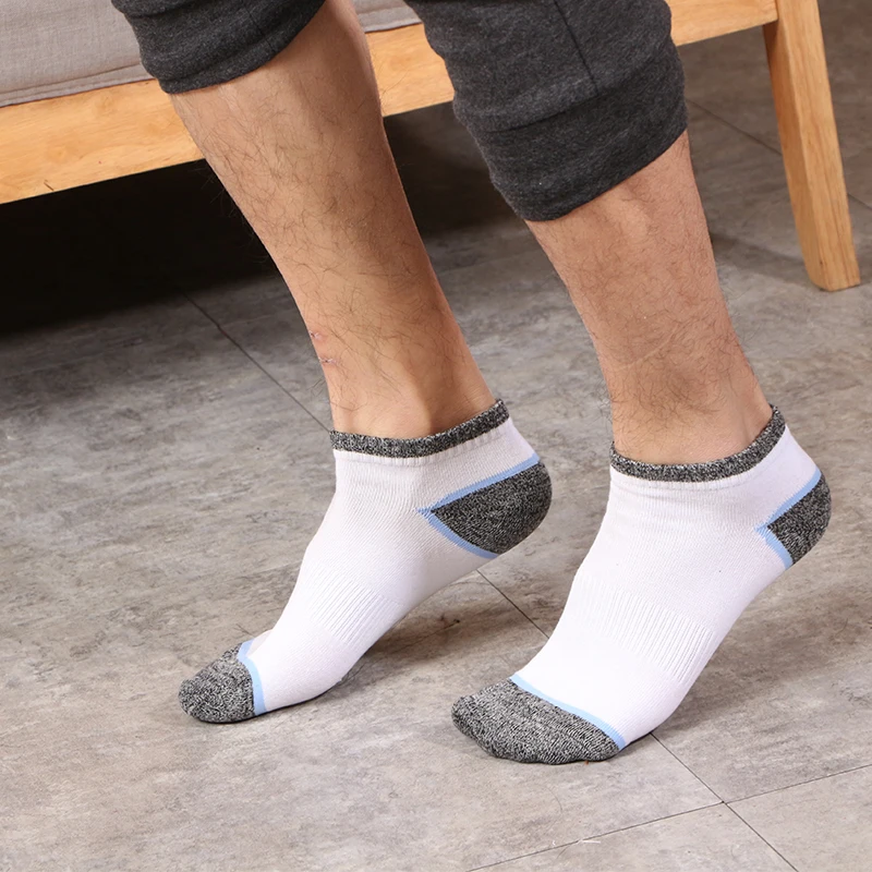 

20pcs=10pairs New Ankle Socks Men Socks Cotton Tube High Quality Sports Short Hiking Cycling Running Socks Autumn Size38-44 Hot