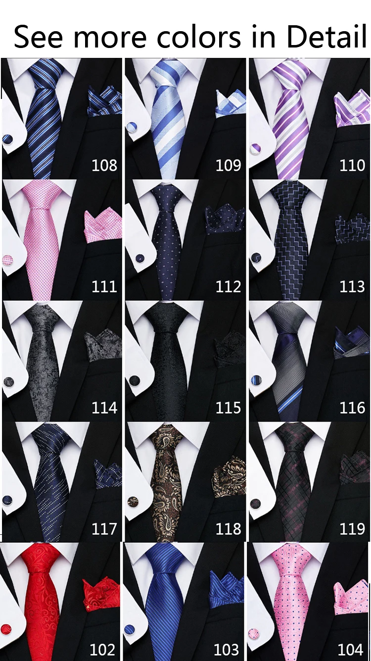 

Nice Handmade Factory Sale Fashion Brand Luxurious 7.5 cm Tie Hanky Cufflink Set Tie Necktie hombre Independence Day