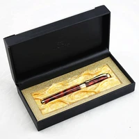 jinhao 1200 metal fountain pen medium nib bent nib with converter germany imported golden clip beautiful writing pen