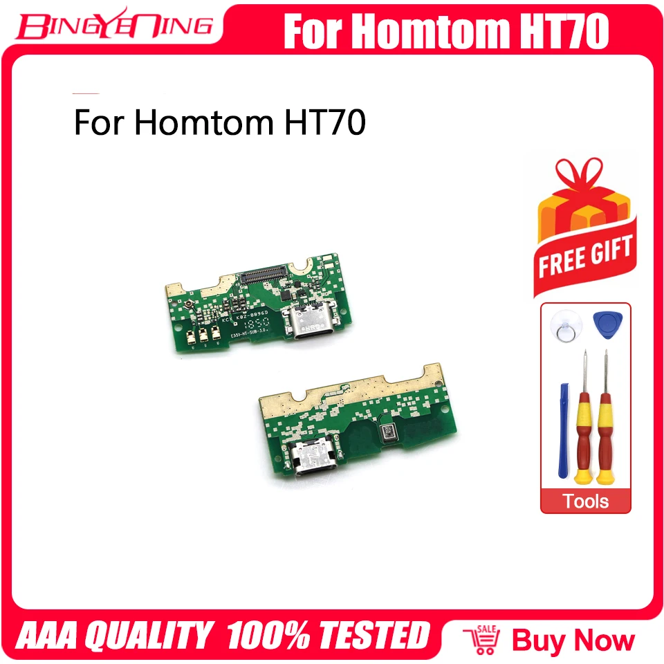 BingYeNing новый оригинальный для Homtom HT70/HT 70 USB разъем плата зарядки Гибкая зарядка