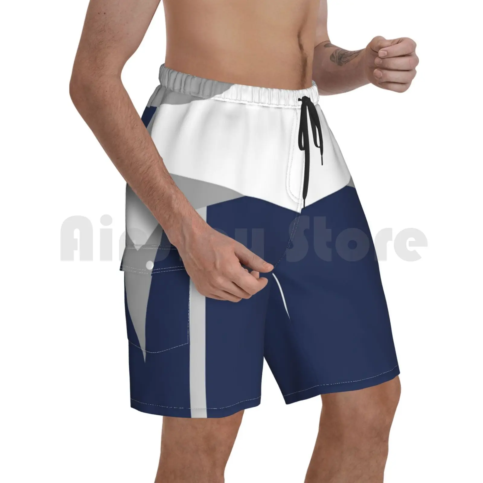 Пляжные шорты синие звезды 2014 форма Dci корпус барабанная группа походная