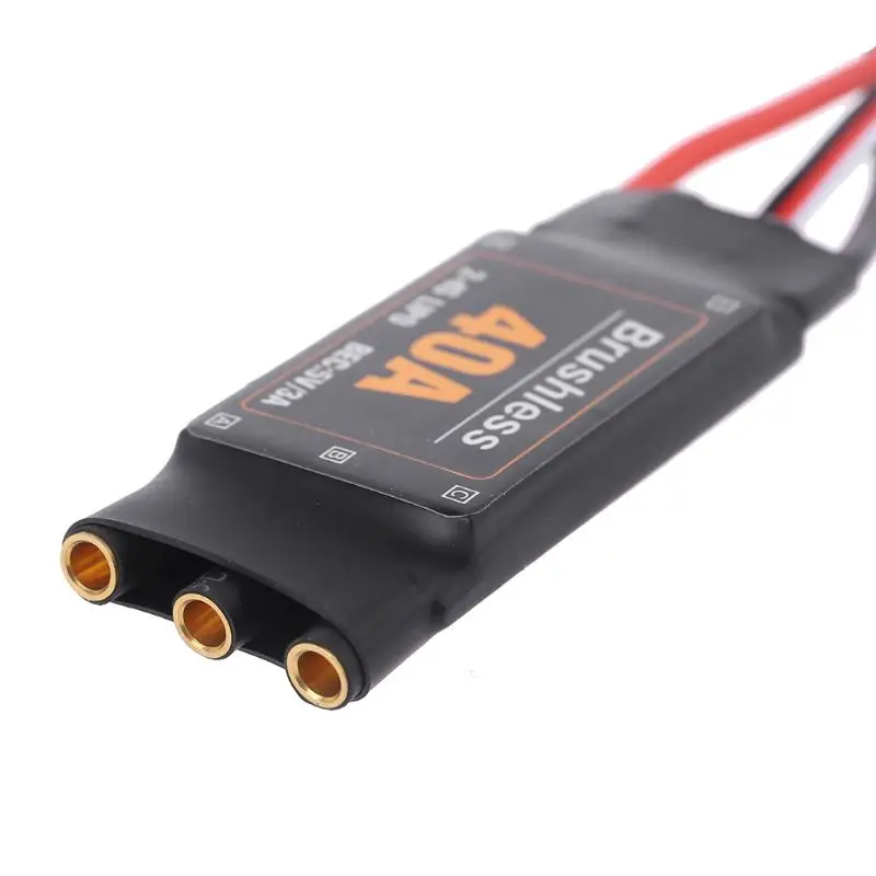 40A 2-4S бесщеточный контроллер скорости двигателя ESC для RC FPV дронов самолетов