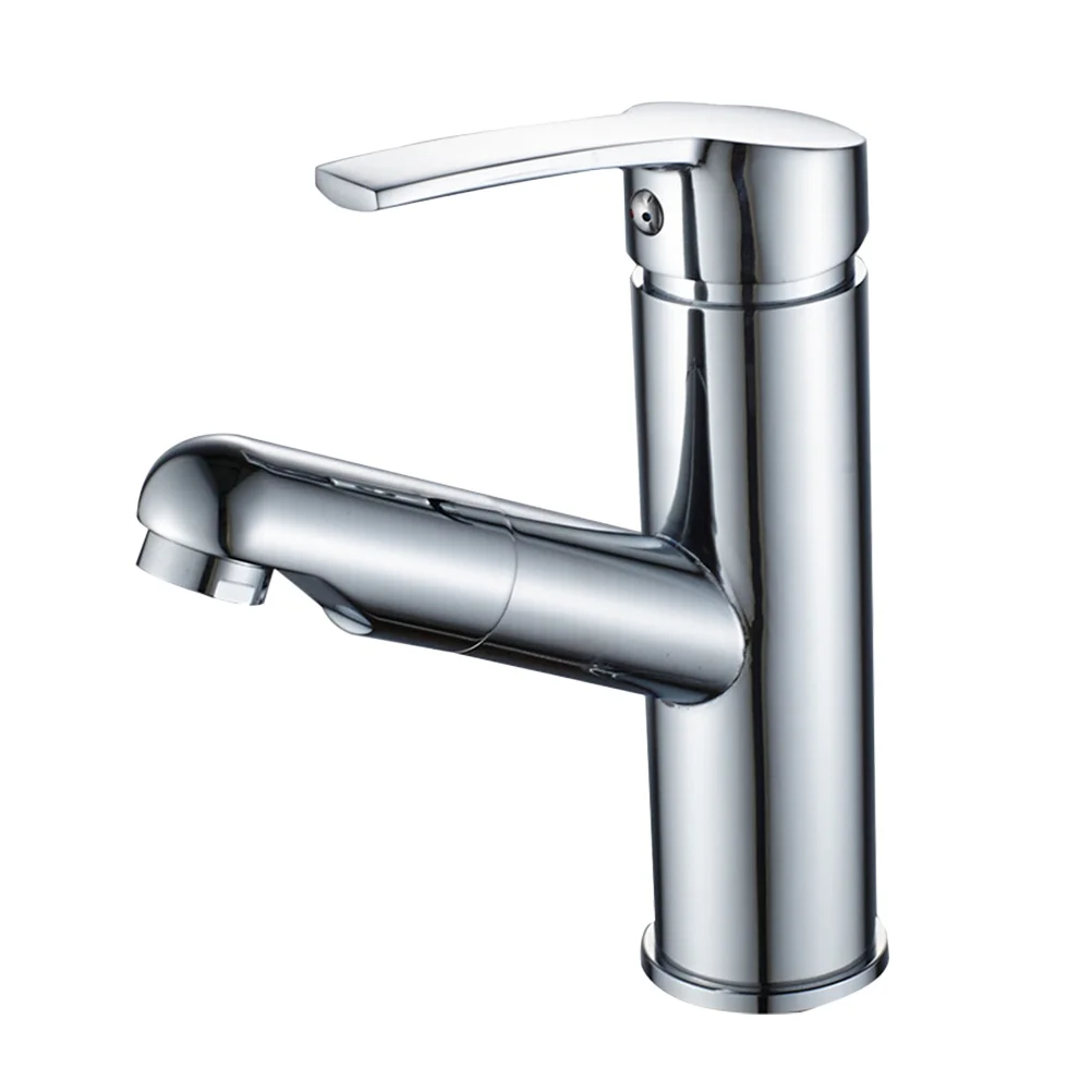 

Pull-out Hot & Cold Mixer Kitchen Sink Spout Spray Mixer
