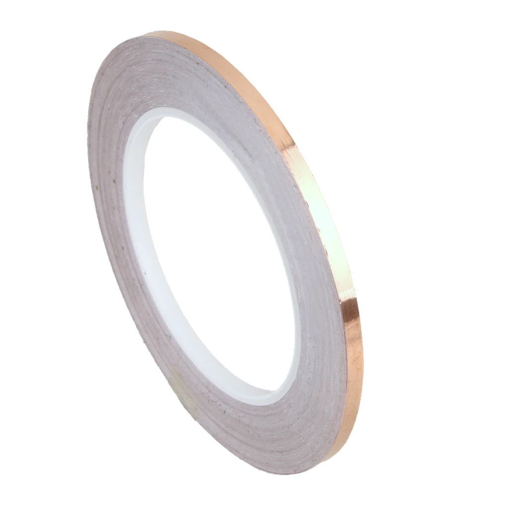 30 метров x 5 мм клейкая медная фольга лента для защиты горшка остановки растений