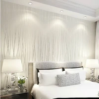 solid color vertical stripe non woven 3d wallpaperhigh quality modern wall paper for bedroom living room home decoration