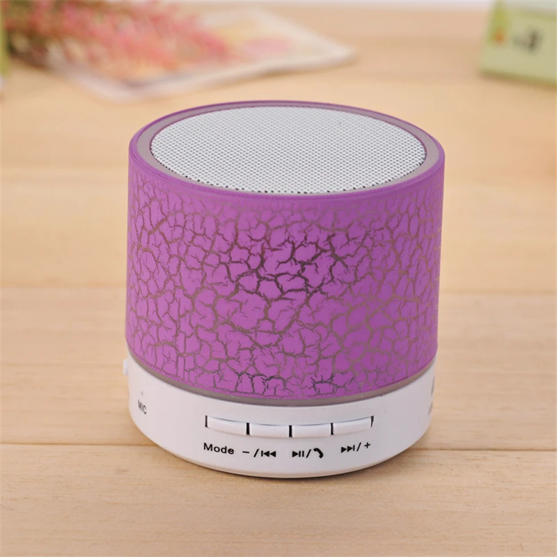 Bluetooth колонки мини портативный беспроводной громкоговоритель Crack LED TF карта FM USB