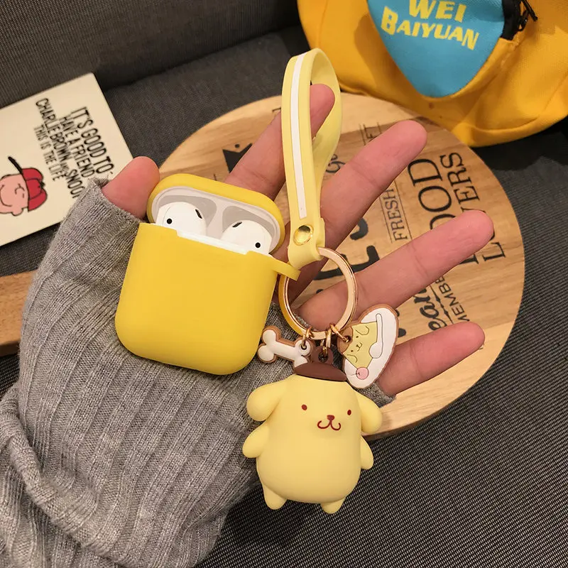 Япония мультфильм Мелодия Cinnamoroll беспроводной Bluetooth наушники чехол для Apple AirPods