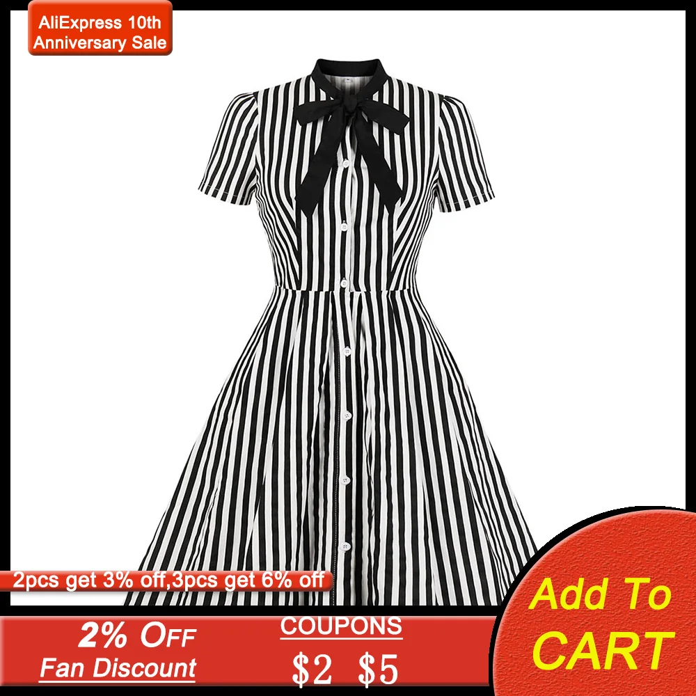 Женское винтажное платье миди в полоску летнее элегантное офисное Повседневное