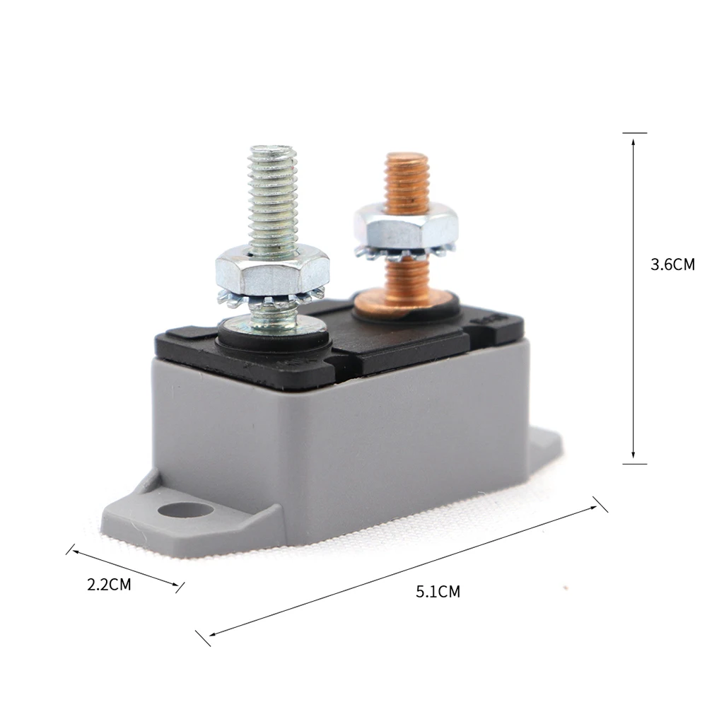 

2pcs 30 Amp Automatic Auto Reset Low Profile Circuit Breakers for Motorcycle Car Truck Marine
