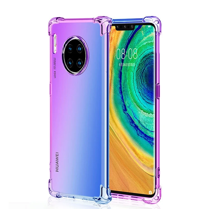 Мягкий чехол из ТПУ для телефона Huawei Mate 30 20 Pro P20 P30 Lite 20X Y7 Y9 Prime Y5 Y6 P Smart 2019 Honor 10 7C 8X 9X