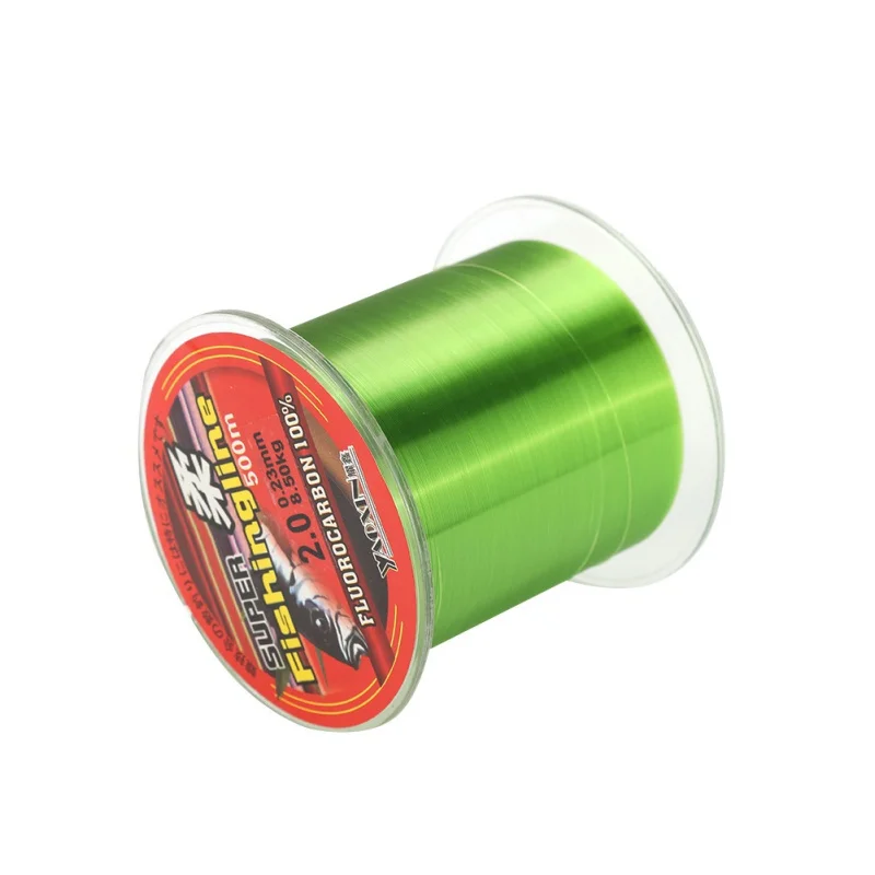 

Fishing Line Nylon Fluorocarbon 500m Yard High Strength Freshwater Saltwater Wire Outdoor pesca Fishing