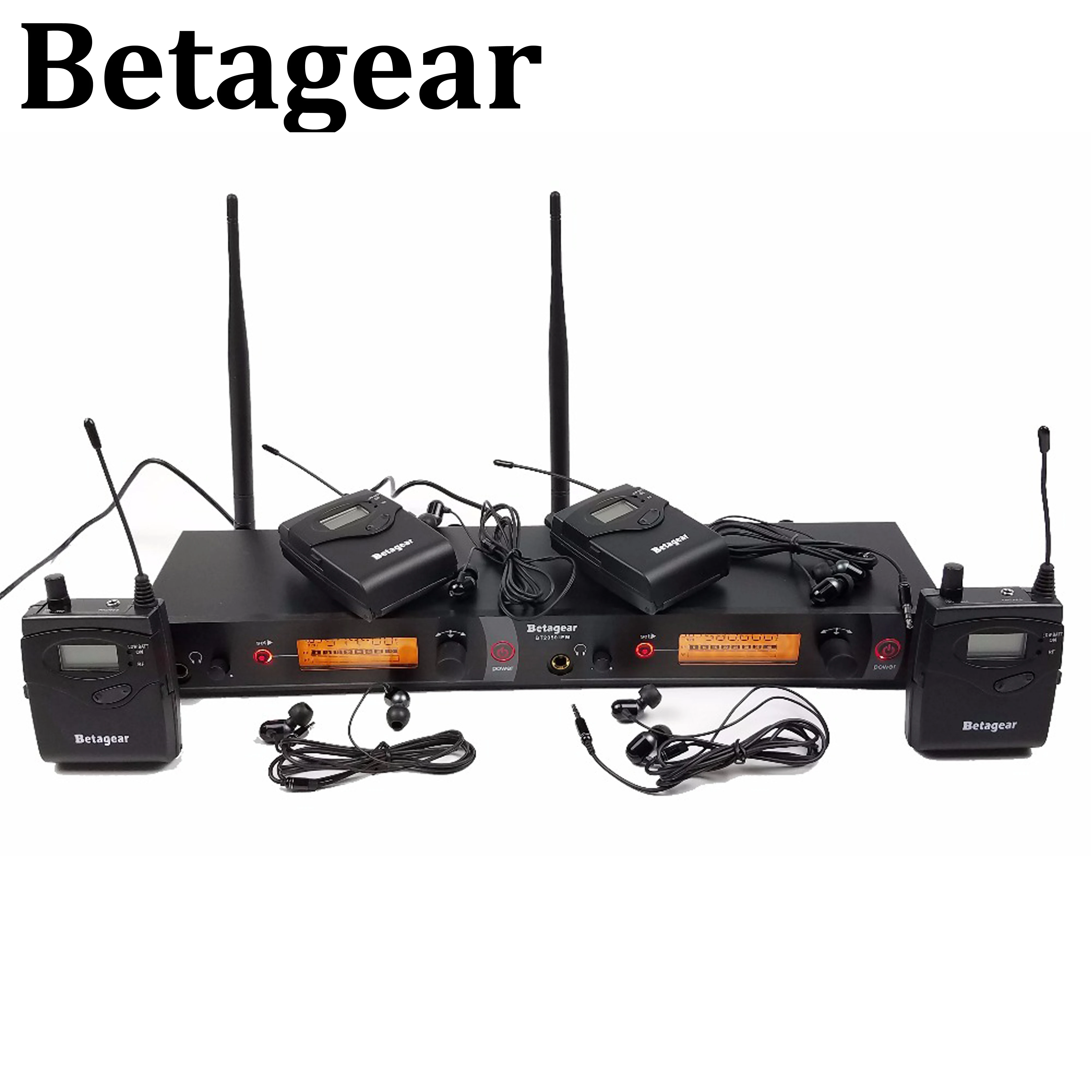 

Betagear SR2050 IEM 4 Receivers in ear stage system monitor BT2050 earphone stage monitor iem monitoring system for preformance