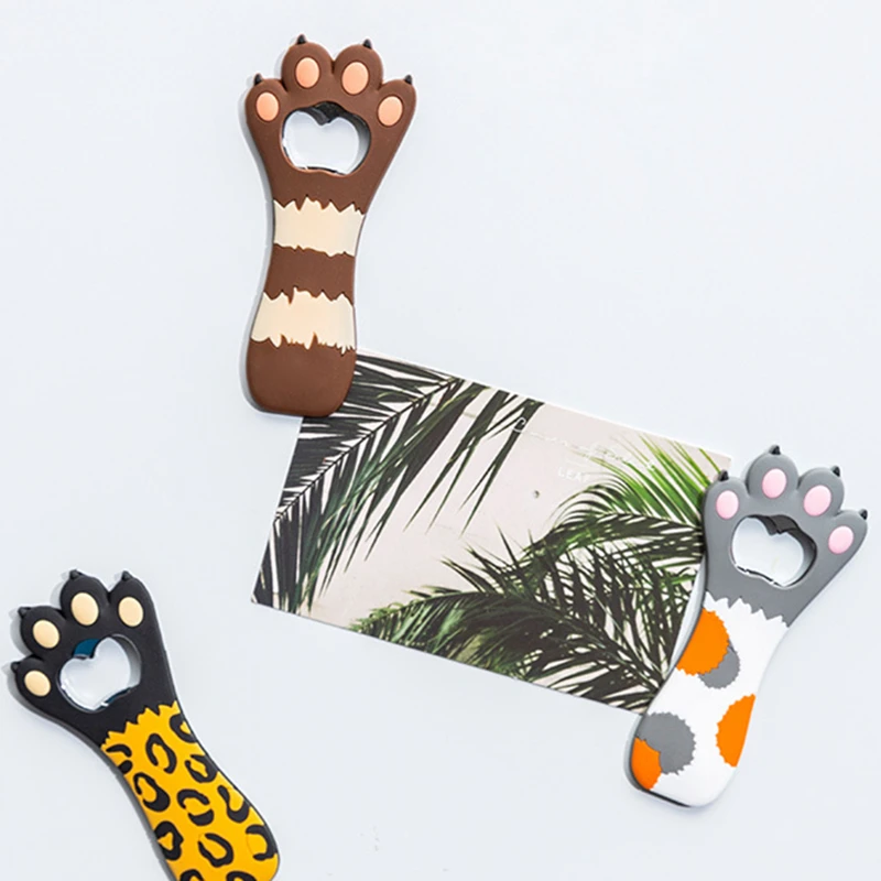 Многофункциональный милый мультяшный дизайн металлический пиво вино кот коготь