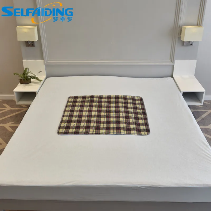 Washable Bed Pads Incontinence Urine Elder Mat Reusable Absorbent Pad Protector for Children Adults 3-layer Structure Thickened | Дом и сад
