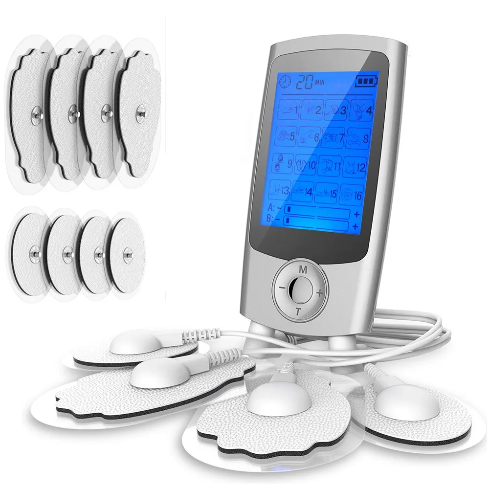 Электронный массажер для мышечной терапии 16 режимов импульсный лечения боли