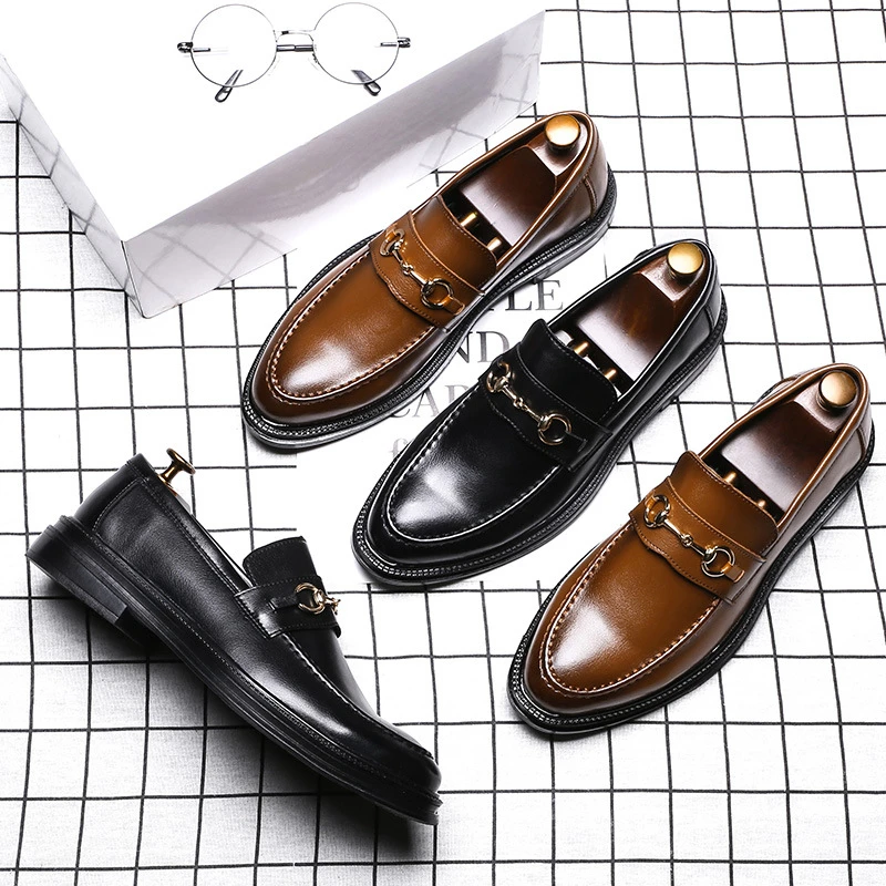 

Luxury Brand Men's Casual Shoes Flat Man Loafers Breathable Slip on Black Driving Shoes New Comfortable Men Slip On Lazy Shoes