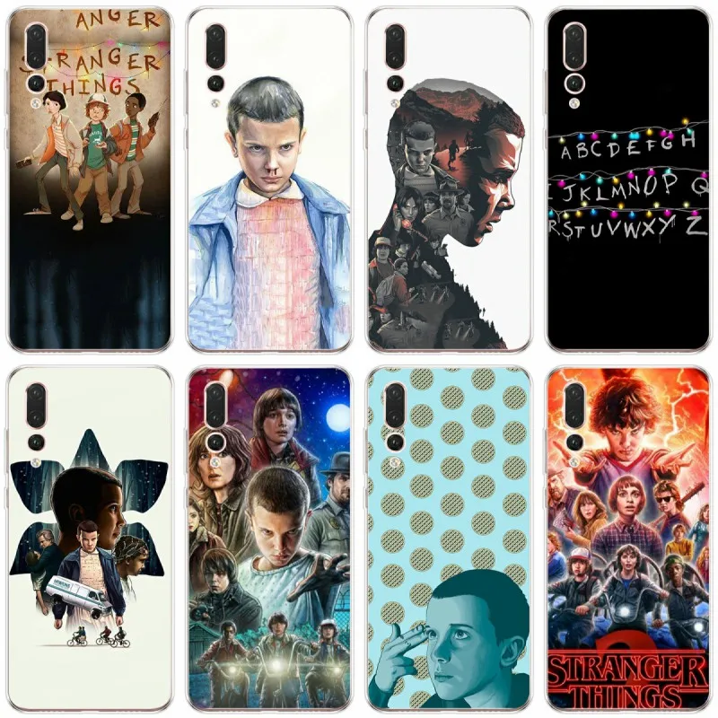 Чехол из ТПУ с рисунком сериала очень странные дела чехол для телефона Huawei P9 P10 P20