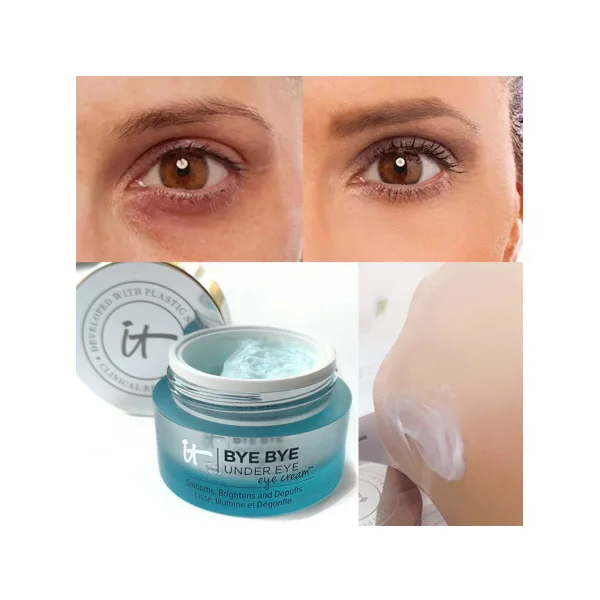 

Drop ship it cosmetics it bye bye under eye eye cream smooths brightens and depuffs Moisturizing Makeup Base Cream Eyes Make Up
