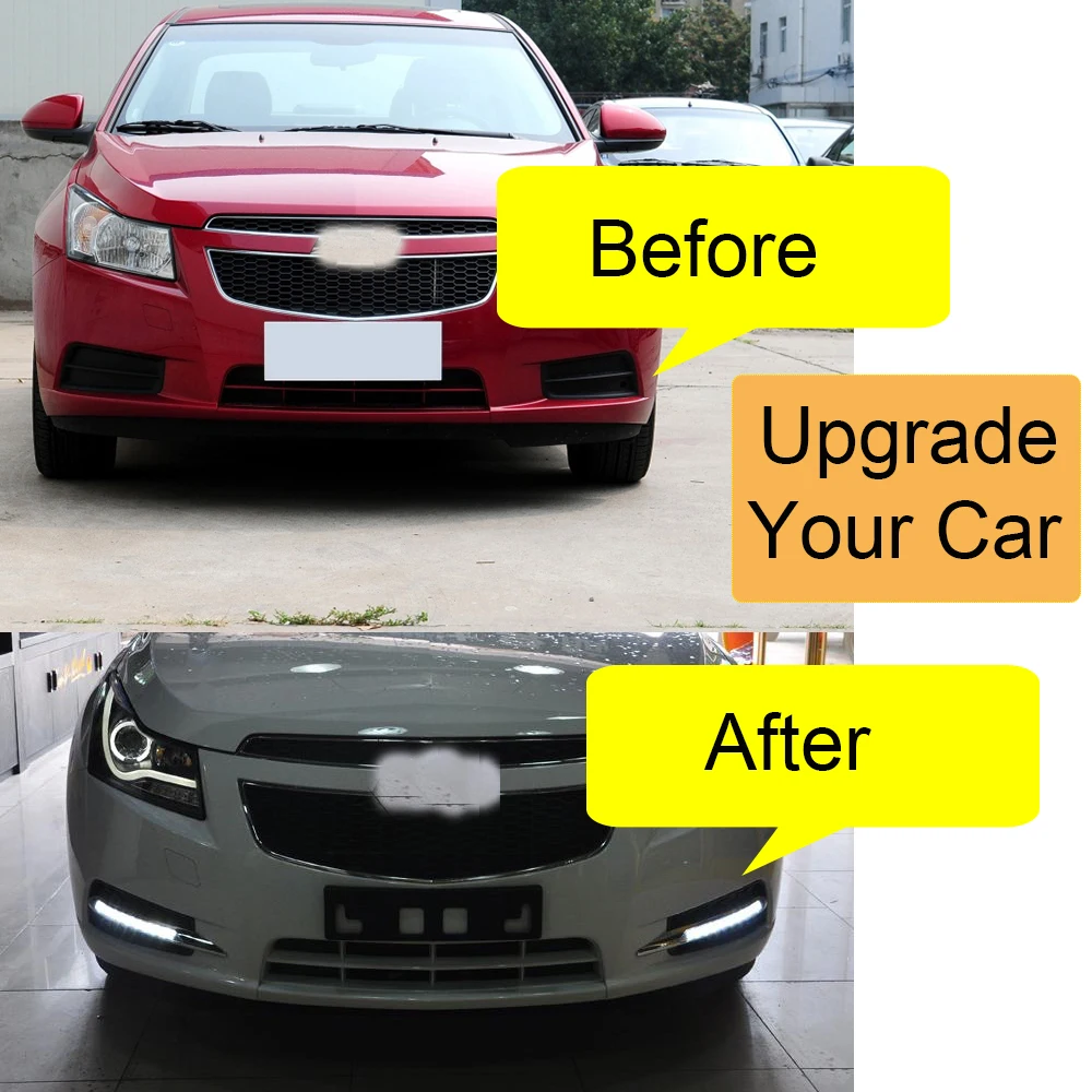 Дневные ходовые огни для Chevrolet Cruze 2009 2010 2011 2012 2013 2 шт. | Автомобили и мотоциклы