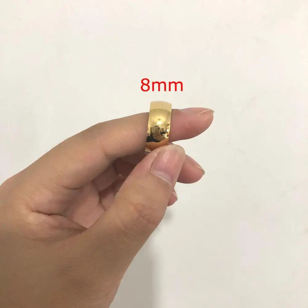 Обручальное кольцо из нержавеющей стали для мужчин и женщин ювелирное изделие