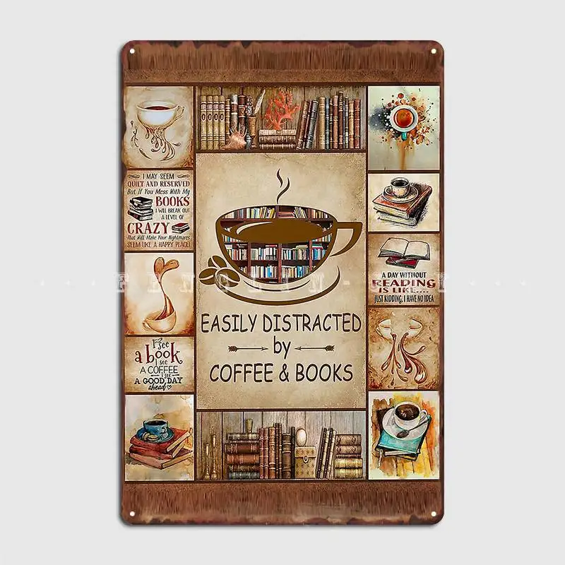 

Металлический плакат с легким отвлечением, Настенный декор в стиле ретро для кинотеатра, кухни, жестяной плакат