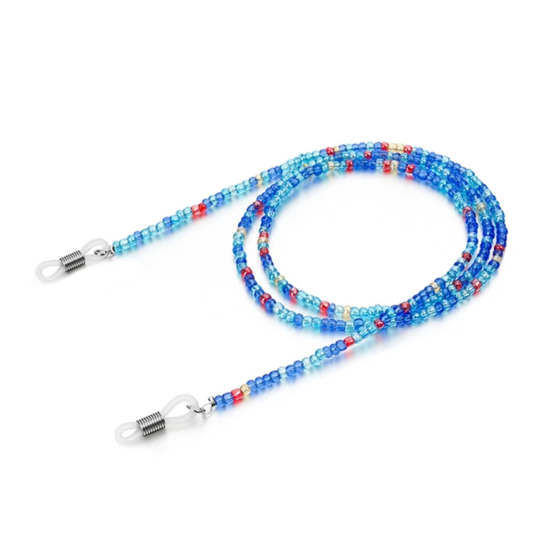 

Imixlot 1PC Fashion Colorful Bead Glasses Chain Women Bohemia Charm Sunglass Cord Holder Neck Strap Rope Eyewear Accessories