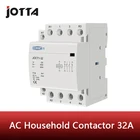 4P 32A 220V230V 5060HZ din rail ac контактор для дома 1NO 3NC 2NO 2NC3NO 1NC4NO4NC