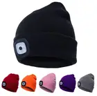 Шапка со светодиодной подсветкой и зарядкой от USB