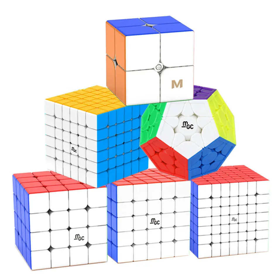 

YJ MGC Version Series 2x2 3x3 4x4 5x5 6x6 7x7 Elite M Magnetic Megaminxeds Magic SpeedCube Cubo Magico Toys For Children Gift